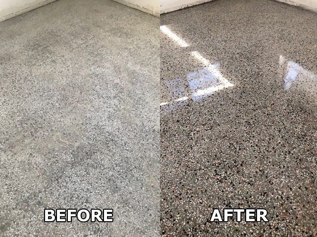 Terrazzo Floor Repair Process Miami