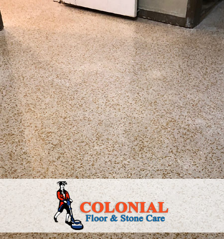 Terrazzo Floor Clean Process Miami