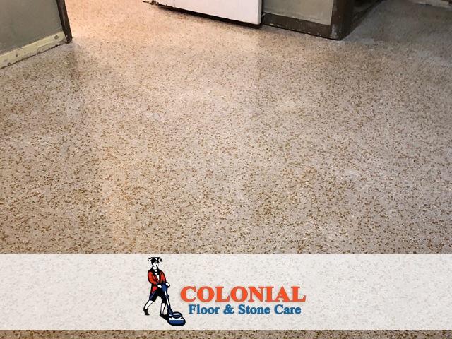 Terrazzo Floor Clean Process Miami