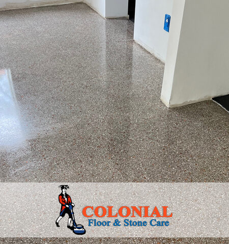 Terrazzo Floor Damage Restoration